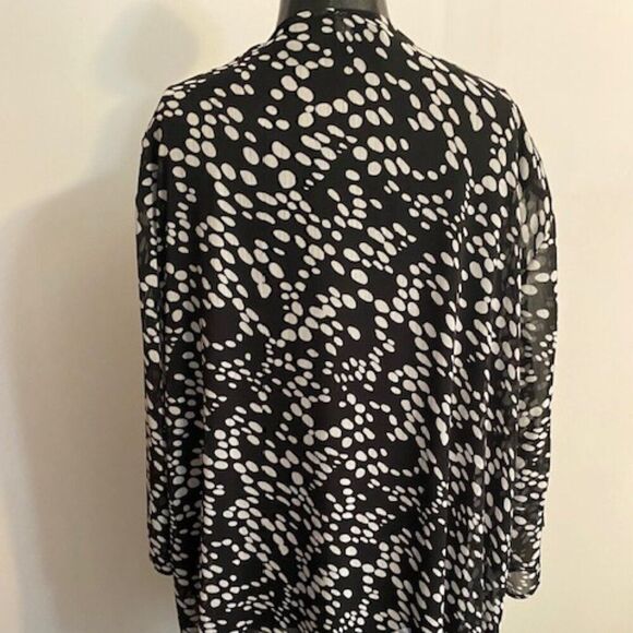 Russell Kemp Black Label Embellished Cardigan & Cami, size 4X - Picture 2 of 4